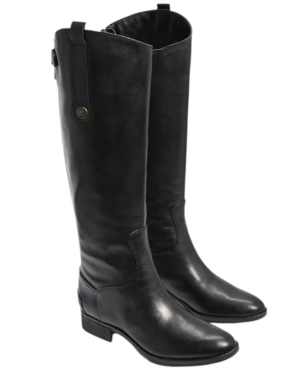 Sam Edelman Penny Black Leather Riding Boot